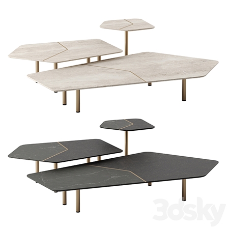 Brink coffee tables by Minotti
